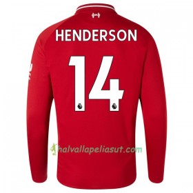 Jalkapallo Pelipaidat Liverpool Henderson 14 Kotipaita 2018-2019 Pitkähihainen